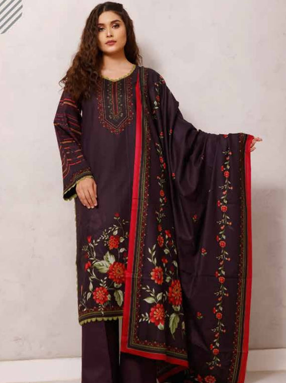 Roshni Print Lawn`22 D#909 Purple