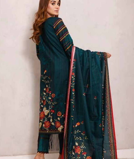Roshni Print Lawn`22 D#909 D Green