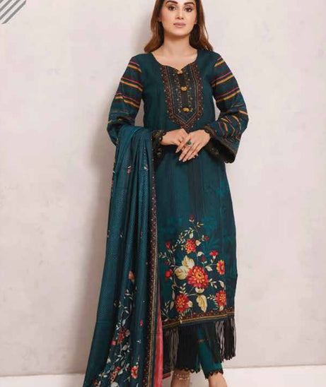 Roshni Print Lawn`22 D#909 D Green