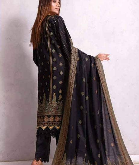 Roshni Print Lawn`22 D#912 Black