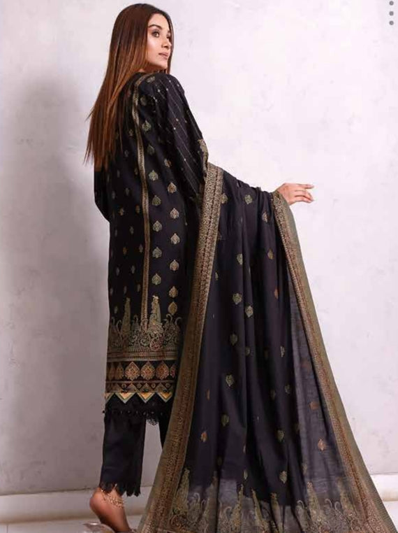 Roshni Print Lawn`22 D#912 Black