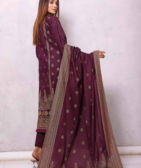 Roshni Print Lawn`22 D#912 Purple