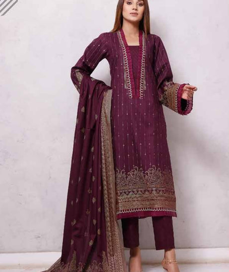 Roshni Print Lawn`22 D#912 Purple