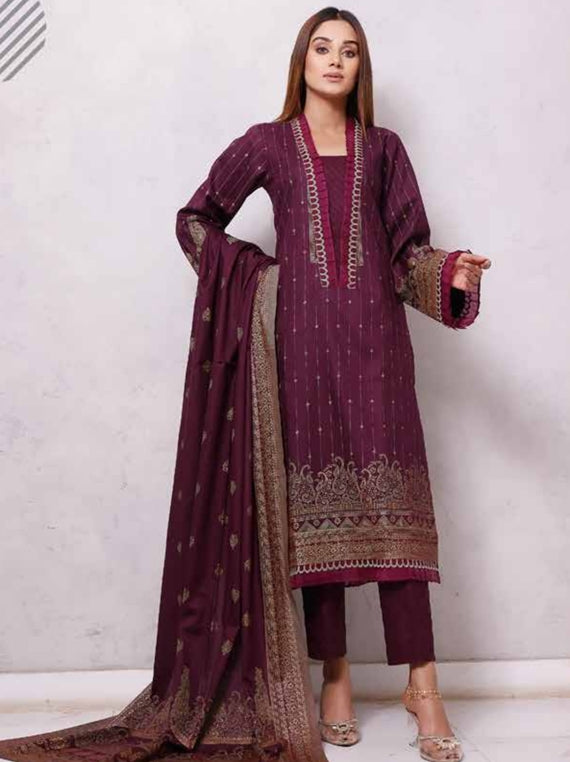Roshni Print Lawn`22 D#912 Purple