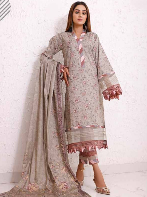 Roshni Print Lawn`22 D#915 Pista
