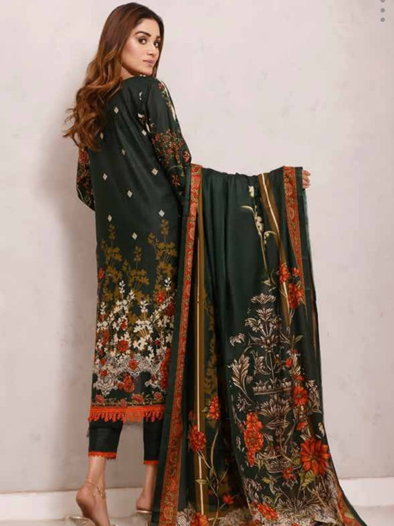 Roshni Print Lawn`22 D#919 Green