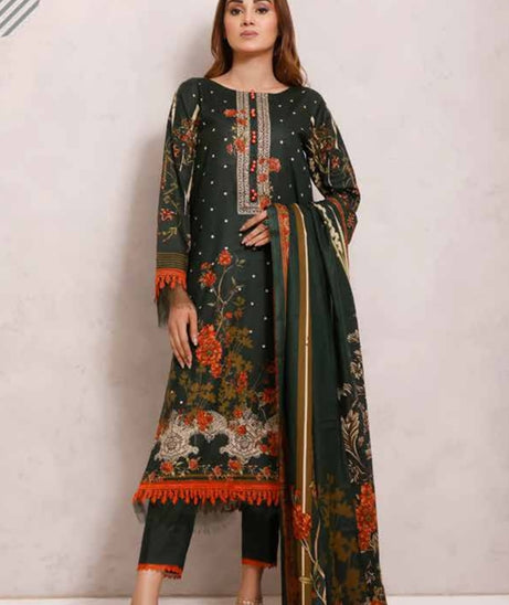 Roshni Print Lawn`22 D#919 Green