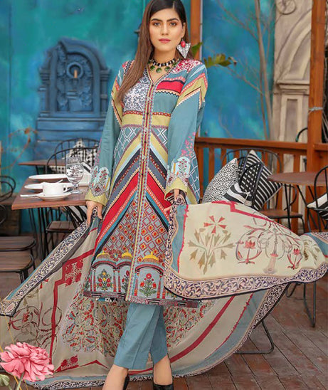 Roupas Luxury Lawn'20 RP#4-A
