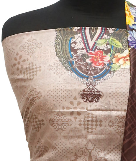 Royal Designer Lawn`21 D#103 Brown