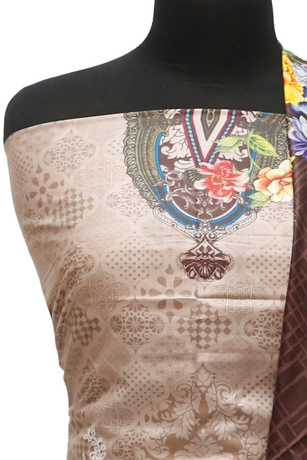 Royal Designer Lawn`21 D#103 Brown