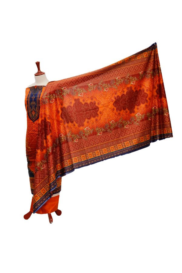 Royal Designer Lawn'21 D # 104    Rust