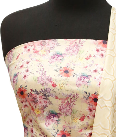 Royal Designer Lawn`21 D#105 Cream