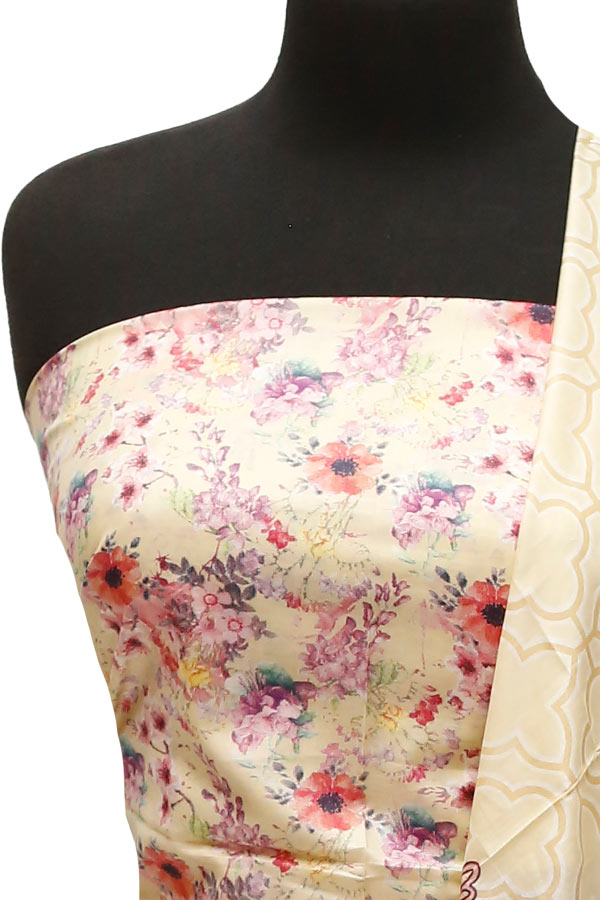 Royal Designer Lawn`21 D#105 Cream