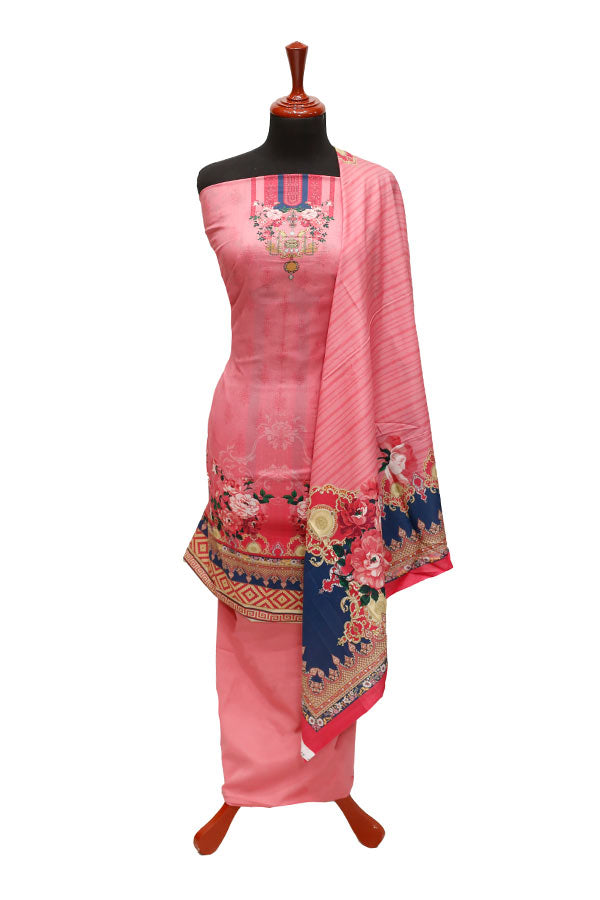 Royal Designer Lawn`21 D#2235 T Pink