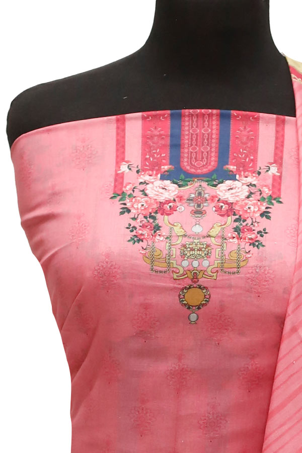 Royal Designer Lawn`21 D#2235 T Pink