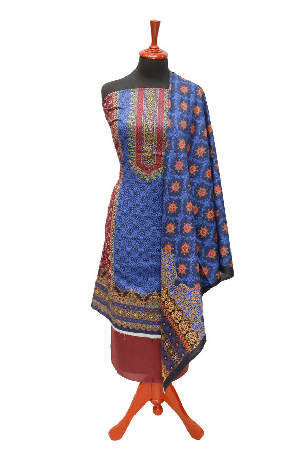 Royal Designer Lawn`21 D#5427 Maroon