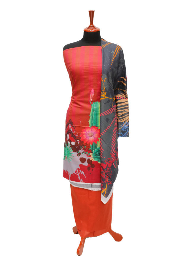 Royal Designer Lawn`21 D#5431 D Rust