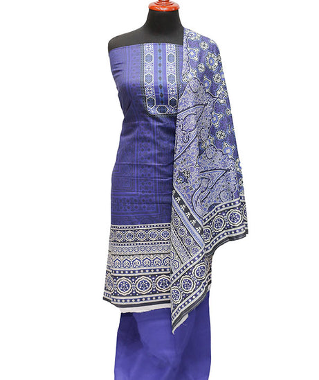 Royal Designer Lawn`21 D#5440 Purple