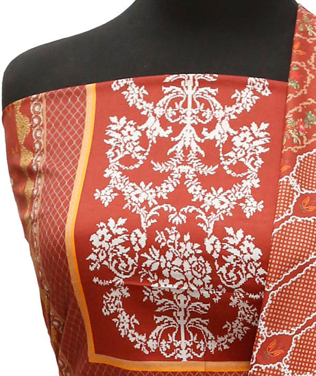 Royal Designer Lawn`21 D#5442 Maroon