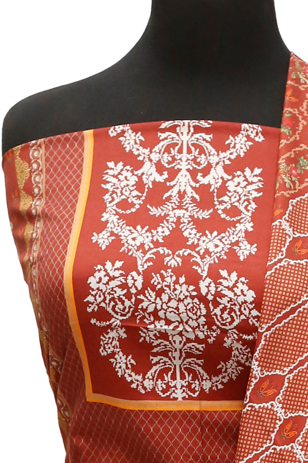 Royal Designer Lawn`21 D#5442 Maroon