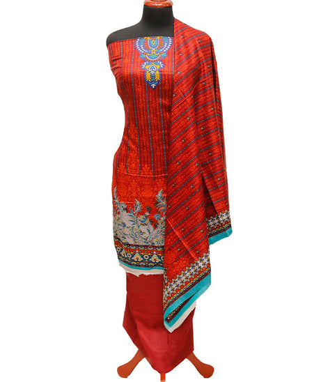 Royal Designer Lawn`21 D#602 Maroon