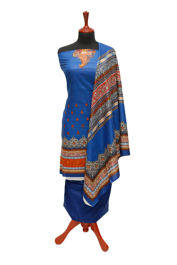 Royal Designer Lawn`21 D#604 R Blue