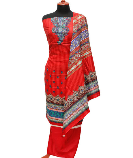 Royal Designer Lawn`21 D#604 Red