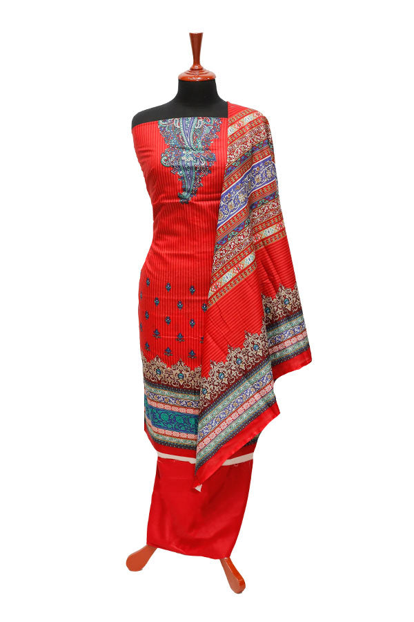 Royal Designer Lawn`21 D#604 Red