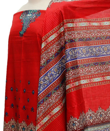 Royal Designer Lawn'21 D # 604    Red