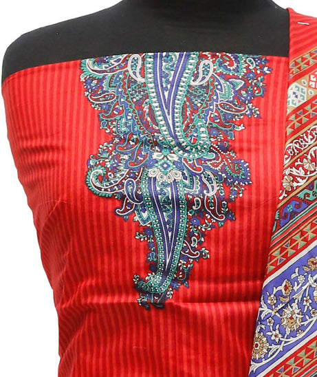Royal Designer Lawn`21 D#604 Red