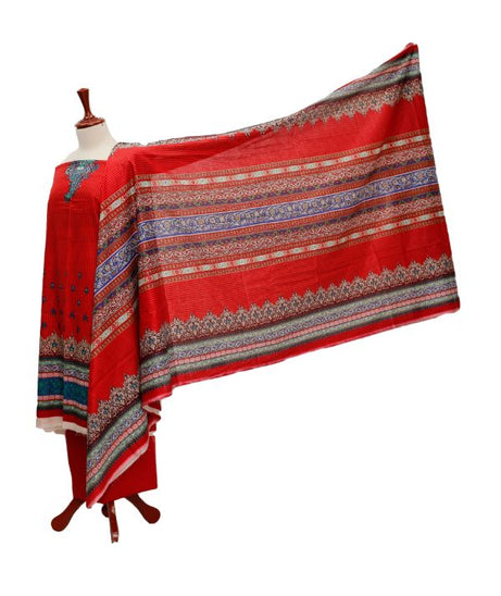 Royal Designer Lawn'21 D # 604    Red