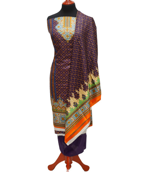 Royal Designer Lawn`21 D#607 Purple