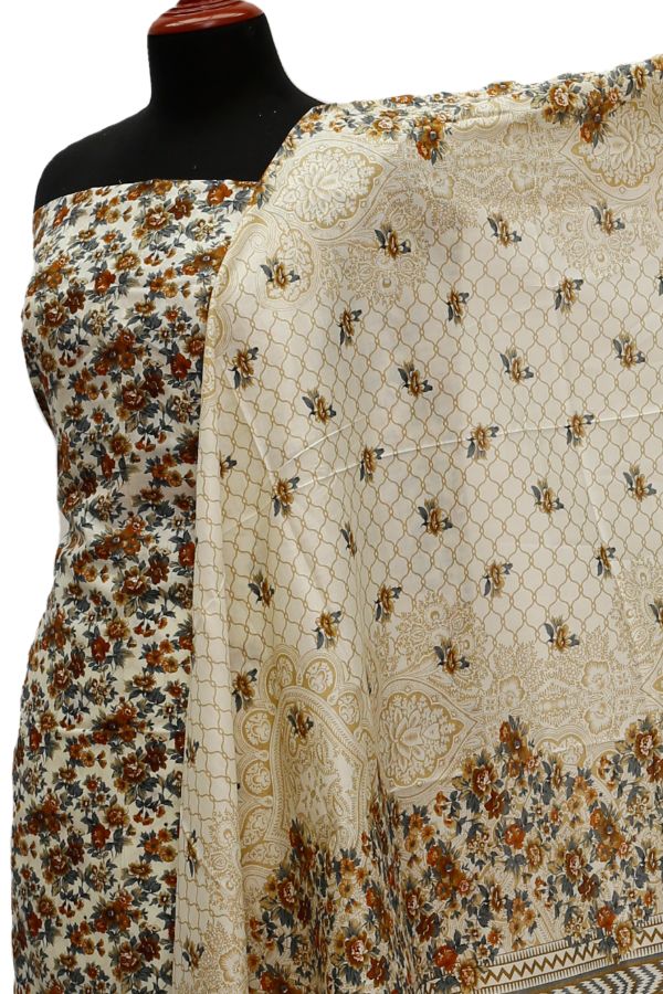 Royal Designer Lawn'21 D # 611    Golden