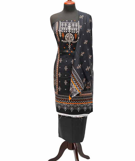 Royal Designer Lawn`23 D#10105 Black