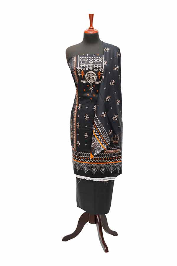 Royal Designer Lawn`23 D#10105 Black