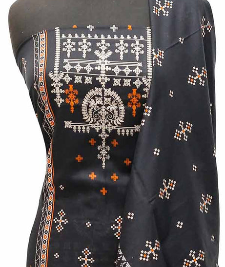 Royal Designer Lawn`23 D#10105 Black