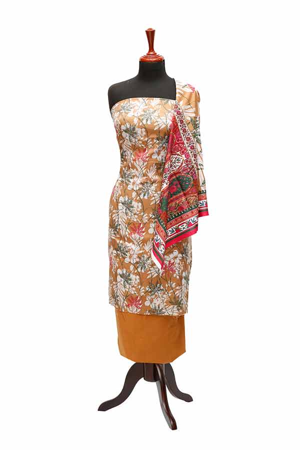 Royal Designer Lawn`23 D#10115 Brown