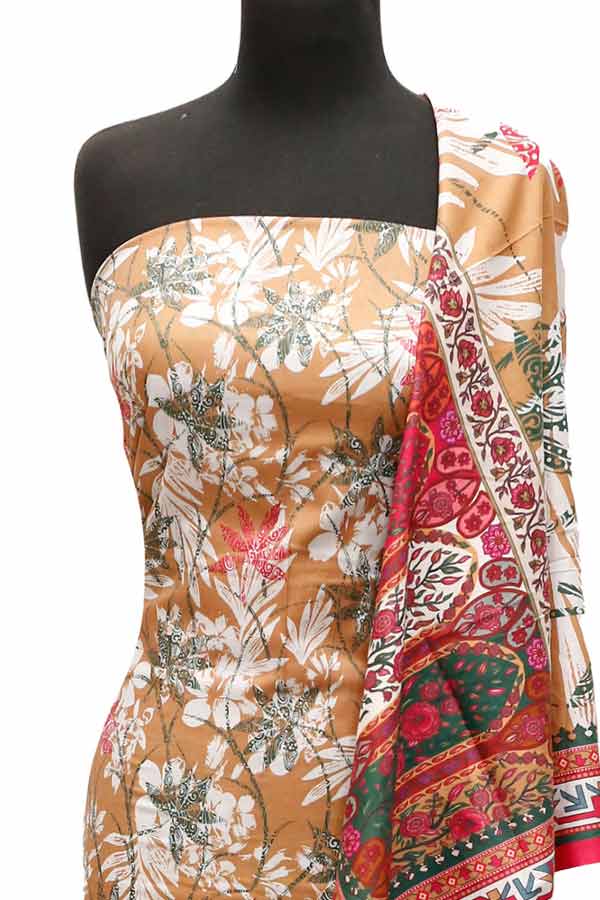 Royal Designer Lawn`23 D#10115 Brown