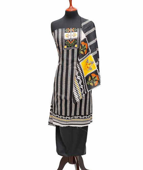 Royal Designer Lawn`23 D#615 Black