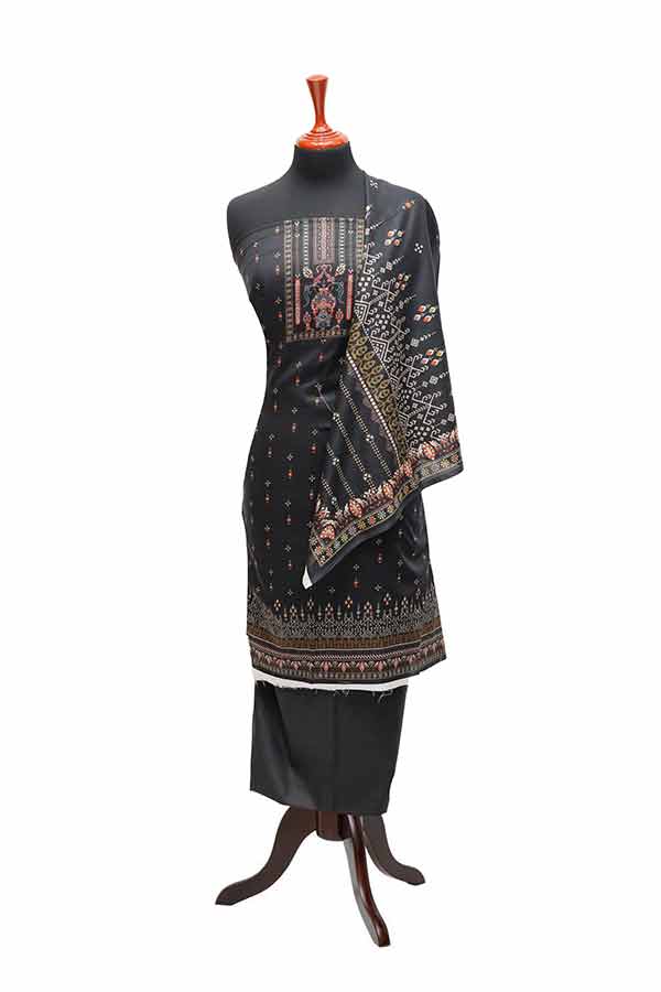 Royal Designer Lawn`23 D#617 Black