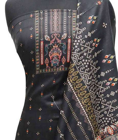 Royal Designer Lawn`23 D#617 Black