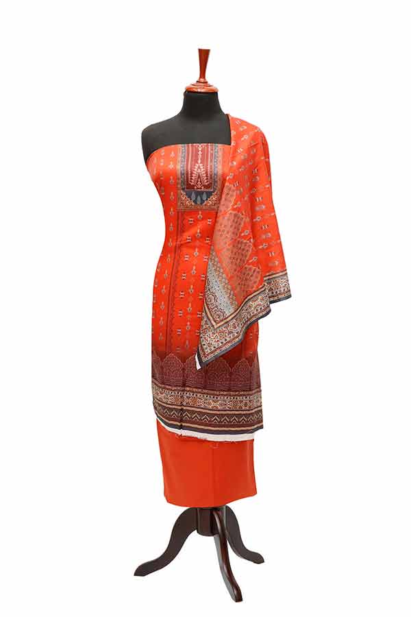 Royal Designer Lawn`23 D#618 Red