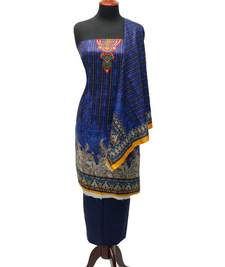 Royal Designer Lawn`23 D#602 D-Blue