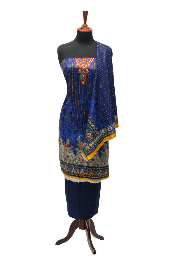 Royal Designer Lawn`23 D#602 D-Blue
