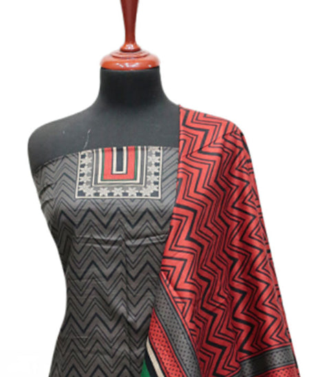 Royal Designer Lawn`25 D#15 (Black)