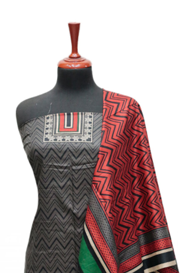 Royal Designer Lawn`25 D#15 (Black)