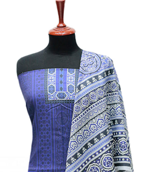 Royal Designer Lawn`25 D#5440 (Blue)
