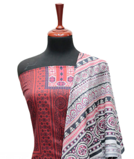 Royal Designer Lawn`25 D#5441 (Red)