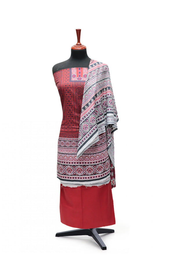 Royal Designer Lawn`25 D#5441 (Red)