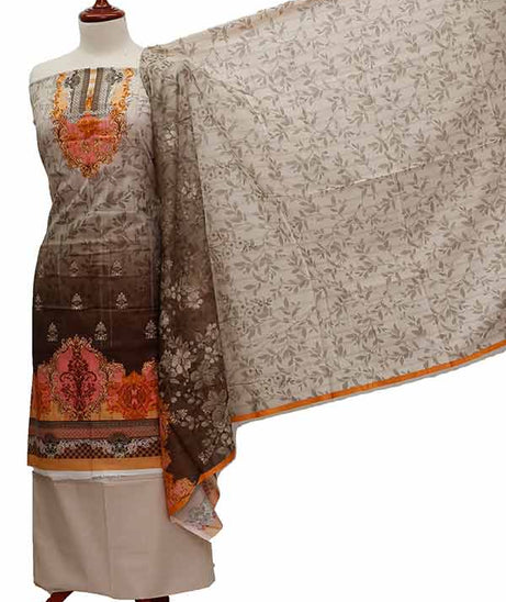 Royal Designer Lawn`21 D#11602 (D Fawn)